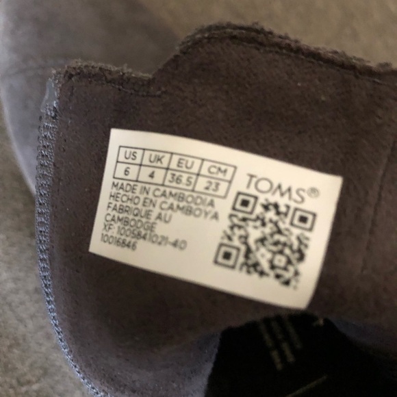 Toms Charcoal Suede Ankle Booties - Picture 3 of 4